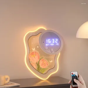 Wall Clocks Large Led Watch Digital Bedroom Children Art 3d Cute Silent Clock Mechanism Living Room Horloge Murale Home Decoration