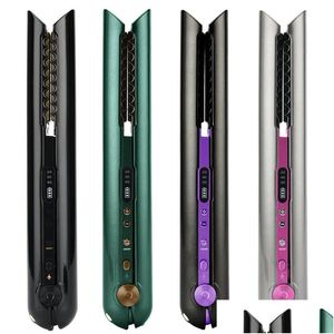 Hair Straighteners High Quality Straightener Plasma Straightening Beauty Portable Clip On Curling Iron Drop Delivery Products Care Sty Otrip
