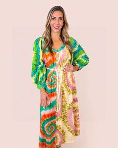 Designer's New Fashion Casual Chiffon Dress Bohemian Spring/Summer Beach Resort Dress