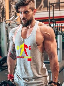 Tanques masculinos Muscleguys Muscleguys Mens camisa de fitness de fitness shretness 2024 algodão y Coleta