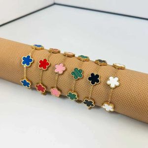 Clover Clover Bracelety damskie Bracelety kwiatowe Dzień Dwuostronny stal nierdzewna