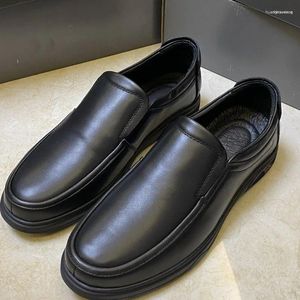 Casual Shoes 2024 Man Slip On Handmade Men Genuine Leather Lazy For Mens Fashion Drive