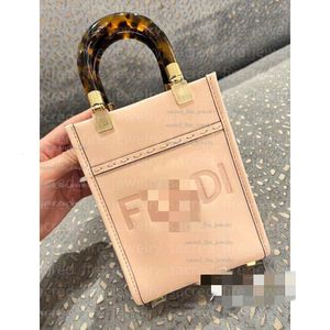 Fendibags New Fendidesigner Bag Small Vintage FF Luxury Bag Canvas Flap Cowhide Saddle Bag Single Shoulder Crossbody Bag Women Fashion Classic Retro Handbag 6Dd
