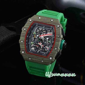 Designer Mechanical Watch RM Luxury Watch Wine Barrel Shell Fashion Casual Business Sports Watch Utjj