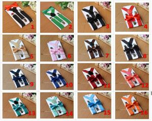 26 цветов Детские подтяжки бабочка набор для 110t детских брекетин