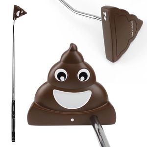 Funny Golf Putters for Men Women Right Handed 35 Inches Brown Color 240507 Muogn