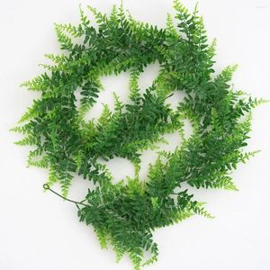 Decorative Flowers 1pc Artificial Ivy Plant Plastic Persian Vine Wedding Outdoor Christmas Home Garden Arch Wall Office Diy Box Decoration