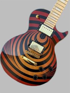 Wyślij gitary elektryczne Zakk w magazynie przy 3 dni Factory Custom Shop Zakk Wylde Bullseye Emg Pickup Lp Electric Guitar