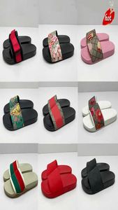 2022 2022 Designer Men Sandals slippers women Slides with Box Dust Bag card Shoes snake print Slide Summer Wide Flat Slipper fashi4628572