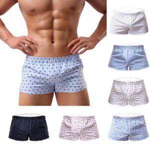 Män underbyxor underkläder Boxer Shorts Loose Breattable Sleepwear Trunks Dot Print Mens Shorts Panties Homme54599849048303