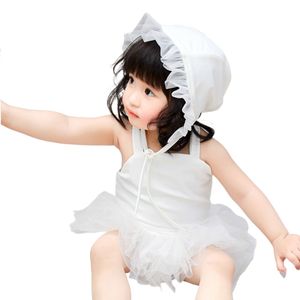 Baby Swimsuit Girl One Piece Little Princess Dress Style Style Anioł