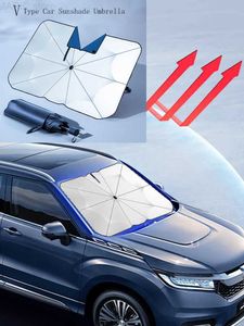 Car Sunshade Car Sunshade Umbrella Car Sun Shade Protector Parasol Summer Sun Interior Windshield Protection Accessories For Auto ShadingL2467