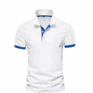 new 2024 Men's Summer Polo Shirt Fi Busin Casual T-shirt Breathable Golf Sportwear Short Sleeve Tops for Male Size S-8XL p1IA#