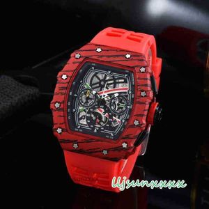 Designer Mechanical Watch RM Luxury Watch Wine Barrel Shell Fashion Casual Business Sports Watch Jxct