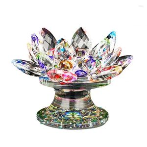 Świece uchwyty domowe rzemiosło Sypialnia Mediacja Party Buddyzm Flower Tealight Sztuczne kryształowe biuro do ślubu Prezent Gift