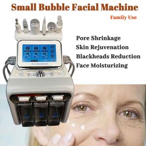 H2O2 small bubble facial machine ultrasonic head micro-circulation promoting skin rejuvenation home use