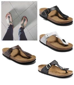 Selling Fashion Cork slippers Men Summer Stripe Flip Flops Shoes Beach Sandals Male Slipper Flipflops Women039s leather Ca8715965