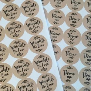 Party Favor Personalize Text Sprinkle The Love - Wedding Welcome Confetti Stickers Envelope Seals Labels Birthday Gift