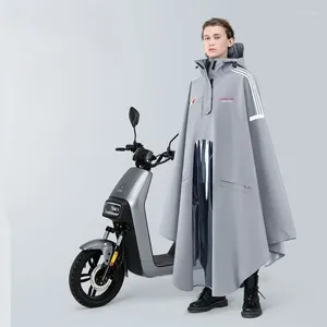 Raincoats TPU Outdoor Motorcycle Poncho For Adults Type Of Raincoat Electric Vehicles Thickened Pongee