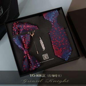Bowtie, krawat, formalny strój męski, zwykły zestaw pudełek, koreańska wersja pana młodego, prezent walentynkowy dla chłopców, modny