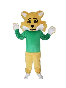 2025 Cute Advertising Wolf Fox Mascot Costumes Halloween Fancy Party Dress Cartoon Character Carnival Xmas Easter Advertising Birthday Party Costume Outfit