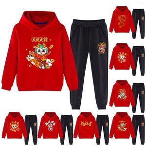 Clothing Sets Children's Red Festive Year For Boys And Girls In The Of Teen Girl Summer Outfits Little Clothes