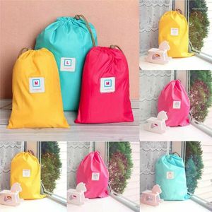 Storage Bags Travel Bag Set Clothes Luggage Packing Cube Organizer Suitcase Drawstring Portable Pouch