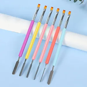 Nail Brushes CNHIDS Set Double Head Colorful Drawing Brush Liner Painting Pen Gel Polish Art Manicure Tools For Salon