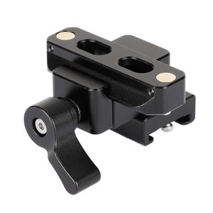 HDRIG Quick Release Clamp With Safety NATO Rail Top Cold Shoe Bracket Mount Adapter For Camera Cage Rig Kit Handgrip Accessorie