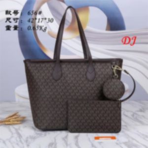 3PCS/partia Designer Women Retro Michael SS torebka duża pojemność Mkors Bag na ramię 666 Messenger Crossbody Skórzane torby na sprzęgło torby hobo hasp torebki