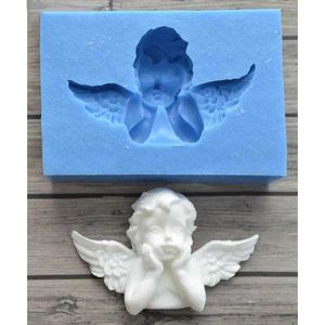 3D Angel Baby Silicone Molds Fondant Cake Decorating Tools Chocolate Gumpaste Mold Sugarcraft Baking ToolC241029