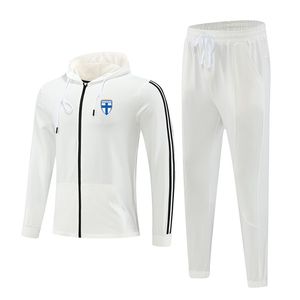 Finland Men's Tracksuits outdoor sports warm long sleeve clothing full zipper With cap long sleeve leisure sports suit