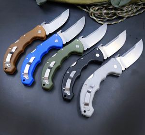 Ny CS-21TTL Taktisk vikkniv S35VN Satin Blade CNC G10 Handtag utomhus camping vandring EDC Pocket Knives med detaljhandelslådan