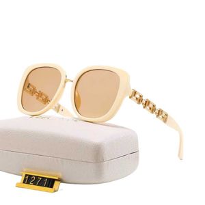 Sunglasses Designer Classic Top Quality Luxury Fashion Big Frame Fashion Street Photo Female Driver Driving Sun Shading Thin Live Broadcast Glasses