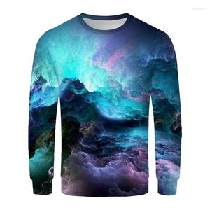 Hoodies masculinos 3d cenário gráfico impressão pulôver para homens meninos hip hop oversized causal sweatshirts masculino outono topos roupas