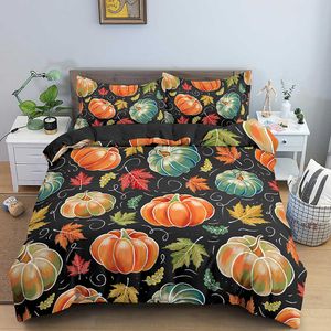 Bedding sets Pumpkin Bedding Set Decor Duvet Cover Set Bed Set Duvet Cover with 1/2 case Comforter Bedding Sets Twin