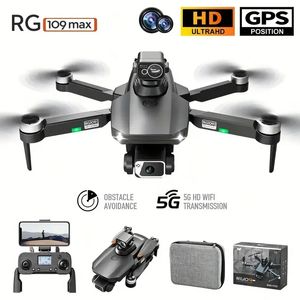 RG109 MAX DRONE: HD Camera, GPS, Brushless Motor 360 ° Hinder Undvikande för professionell flygfotografering!-Med hinderundvikande