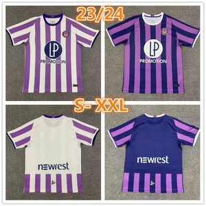 23 24 Club Soccer Toulouse 21 Rafael Ratao Jerseys 3 Zakaria Aboukhlal 5 Denis Genreau 12 Issiaga Sylla 9 Rhys Healey 27 Thijs Football Shirt Kits Black White