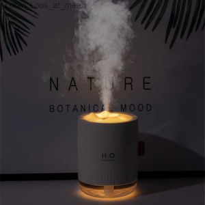 Fuktare 500 ml stor kapacitet ultraljud luftfuktare med romantisk lampa USB -bilmisttillverkare aromolja diffusor Aromaterapi luftfuktare Q230901