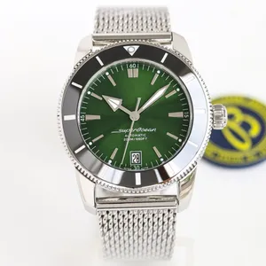 Qualità AAAAA 5A BLS Factory Uomini Superocean 42mm UB201016C1S1 MECCANICA AUTOMATICA 2824 MOVIMENTO ORGCIALIO DI MOVIMENTO DESIGNO DI CERAMICA MENS ORGHI