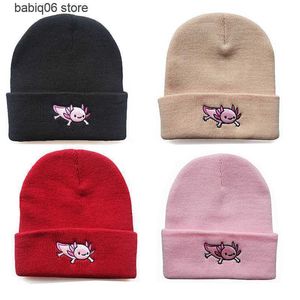 Berretti / Berretti con teschio Berretti per ragazzi e ragazze Hip Hop Berretti simpatico cartone animato Animale Messico mascotte Cappello lavorato a maglia ricamato Cappello di lana Sport Calore T230731