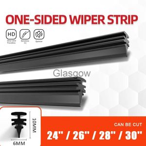 Windshield Wipers 6mm 1PCS 24 26 28 30 24 Inches Car Wiper Blade Refill Strips Car Windshield Rubber Strip Wiper Frameless Wiper Accessories x0901