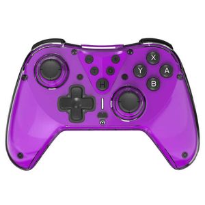 Игровые контроллеры джойстики Bluetooth Controller Прозрачный корпус для управления беспроводным ПК для функции с джойстиком Hall HKD230901