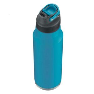 Water Bottles Ounce Sea Solid Print Stainless Steel Insulated Water Bottle with Flip-Top Lid 230831