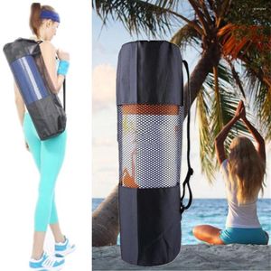 Accessori Borsa per tappetino da yoga Tappetino portatile Portante in nylon Lavabile Tracolla regolabile per il trasporto Fitness Sport Palestra Pilates Esterilla Deporte