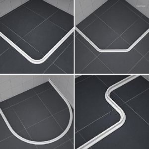Badmattor 1-3 m badrum vattenpropp silikon kvarhållande strip duschdamm översvämningsbarriär torrt och vått separationskök