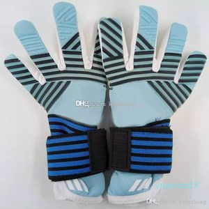 4mm Tyskland tjockare latex PVC Professionella barn Män målvakthandskar Fotboll utan finger Save Guard Keeper målvakt Soccer Glov