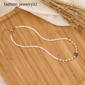 Choker Fashion Female Stainless Steel Love Heart Geometric Charm Pearl Beads Pendant Necklace Jewelry Gift