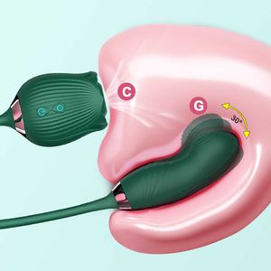 NXY Vibratörler Gül Vibratör Yetişkin Ürünleri Seks Oyuncak Kadın Parmak Kıpırcıklı Klitoris Klitoris Sucker G Spot Vakum Stimülatör Dildo Kadınlar için 230809