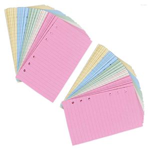 Pages Refill Lined Paper A6 6 Holes Loose Leaf Refillable Journals Notebooks Sheet For Binder Planner Diary